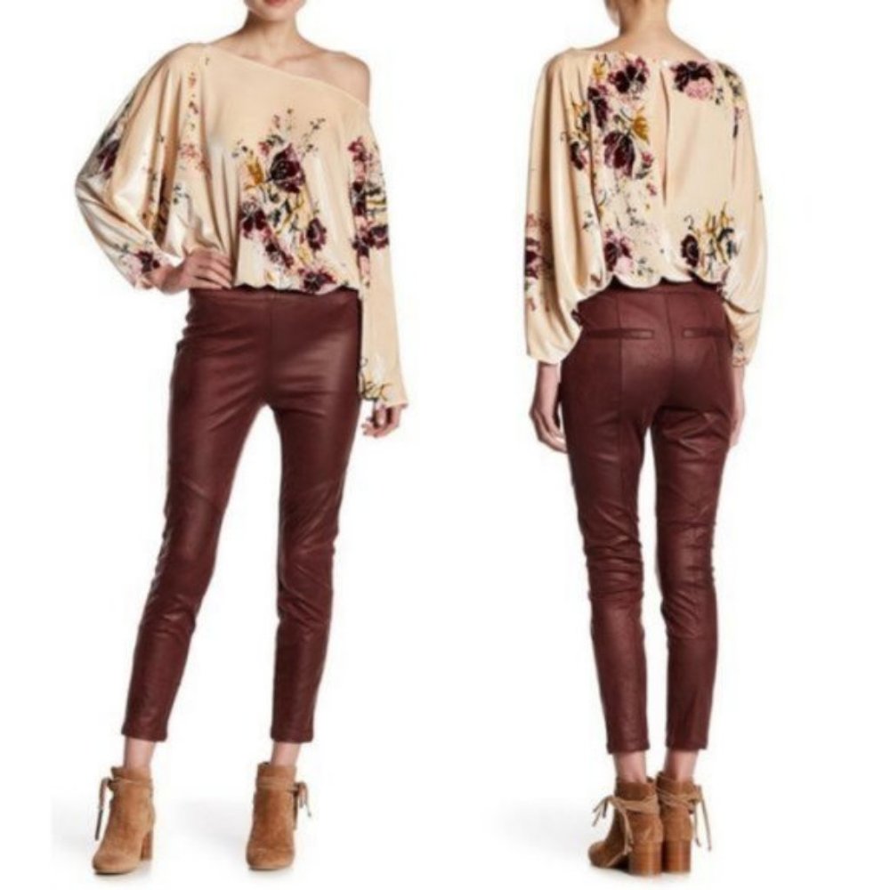 Free People Women's Faux Leather Leggings